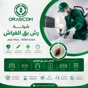 شركة رش بق الفراش
