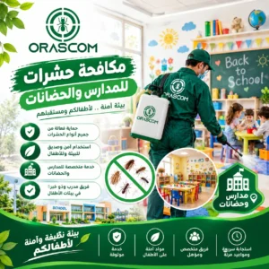 شركة مكافحة حشرات للمدارس والحضانات: حلول آمنة وفعالة للبيئة التعليمية