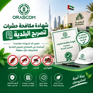 شهادة مكافحة حشرات لتصريح البلدية: كل ما تحتاج إلى معرفته